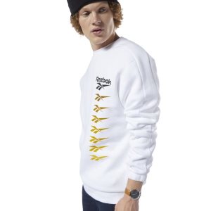 Reebok Classic Vector Crew Sweatshirt Herren - Weiß - DE 740-XAP